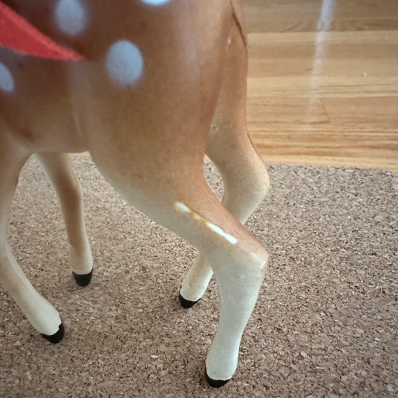 Vintage Bambi Deer Buck Hard Plastic Figure Bell Made in Hong Kong - Picture 16 of 16